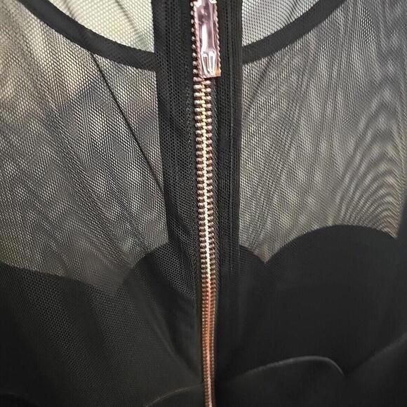 Ted‎ Baker London Womens Sheer Black Dress 4 (MT-176) - Picture 6 of 14